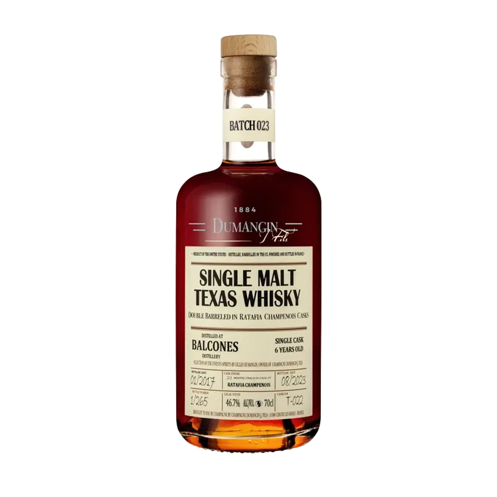 Balcones Single Malt Whisky Ratafia Champenois Fass T-022