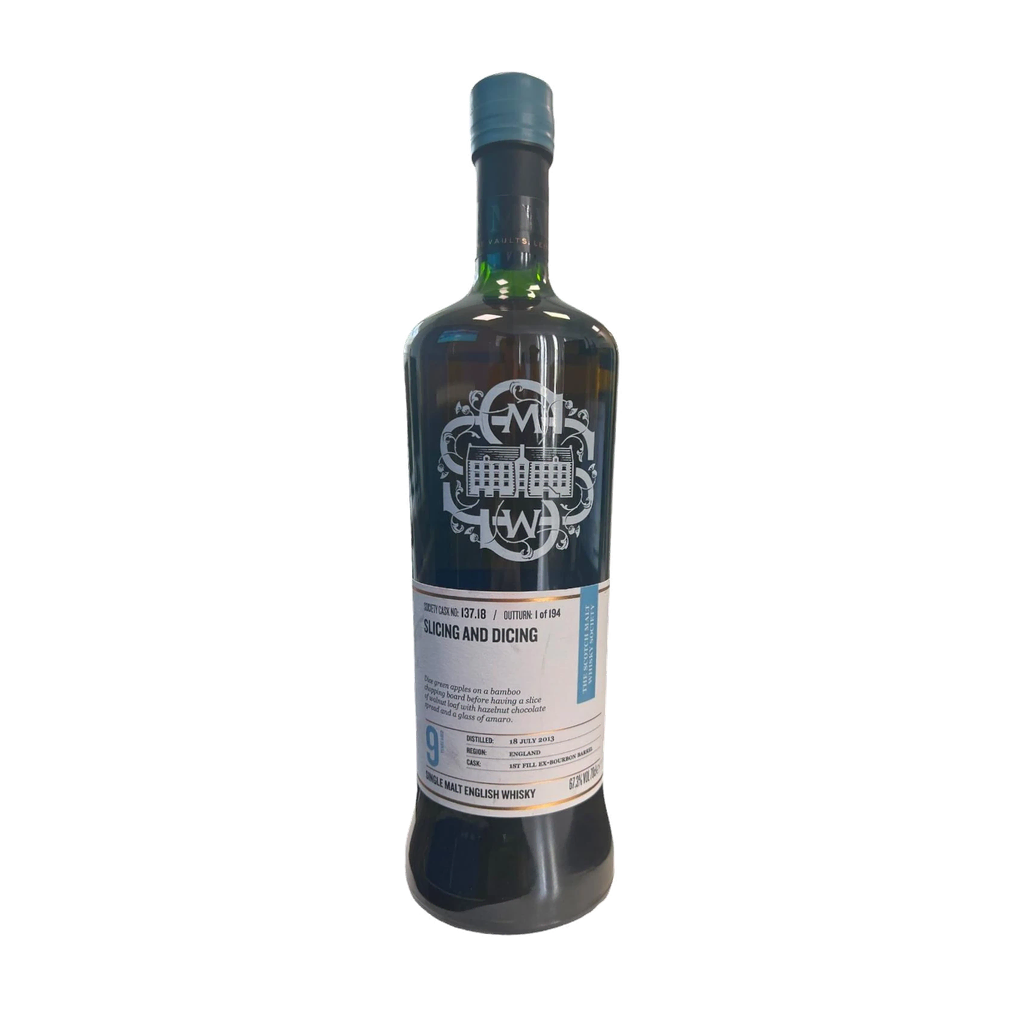 The English 2013 9 Jahre Slicing and dicing Cask 137.18 - The Scotch Malt Whisky Society